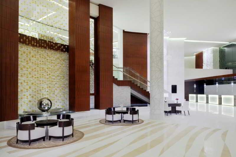Marriott Executive Apartments Al Jaddaf, Dubai Eksteriør bilde Lobby